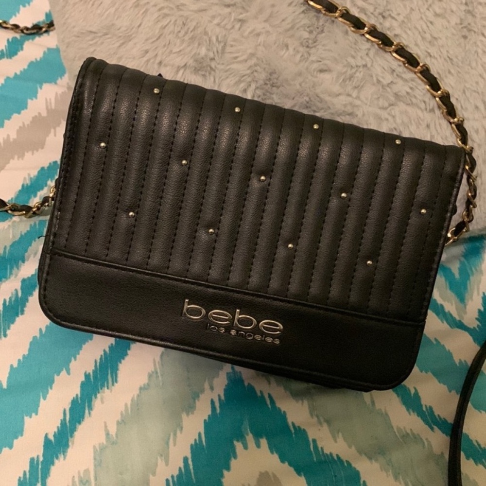 A black purse